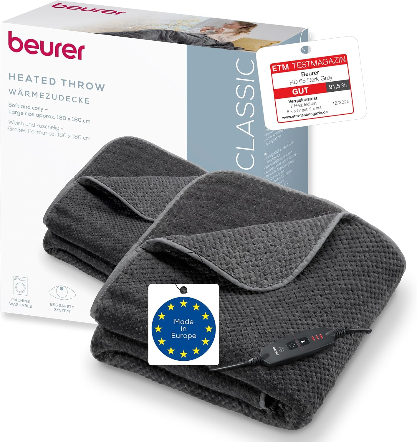 Detalle de Beurer HD 65 Heizdecke 1500 g
