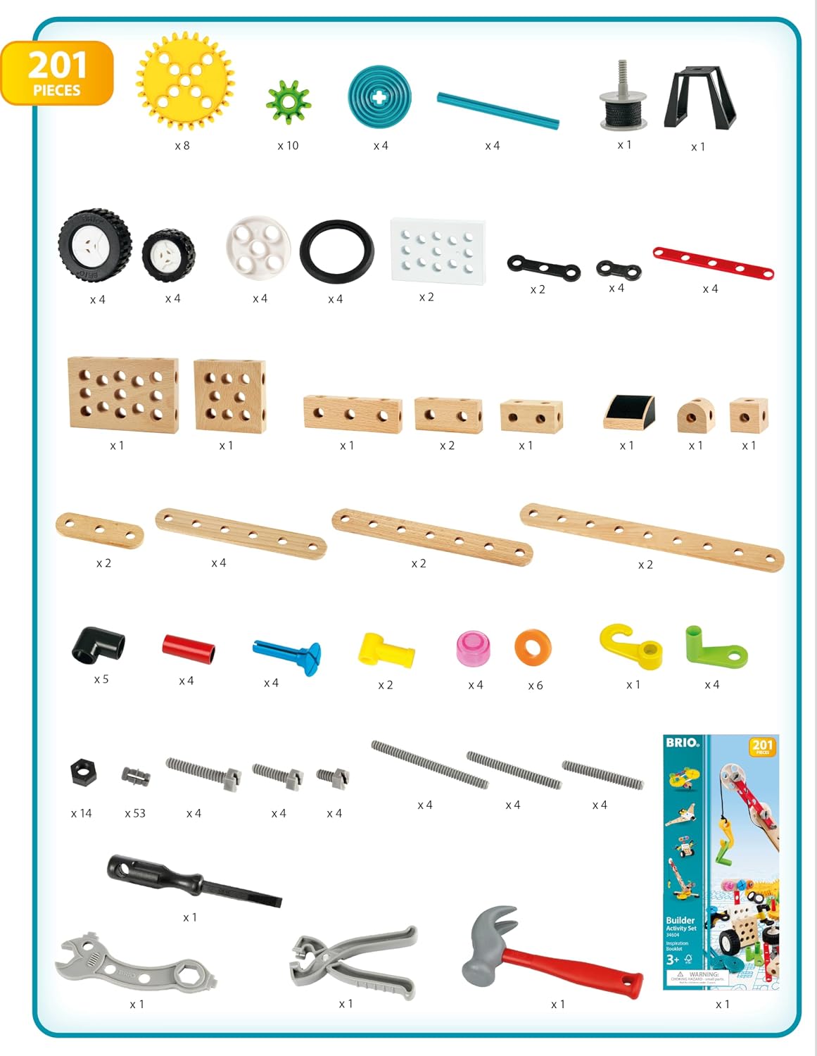 Detalle 1 de BRIO construction activity set 34604