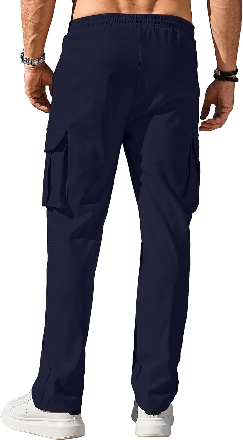 Detalle 1 de Comdecevis Men's Cargo Pants in Polyester