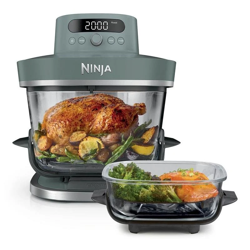 Detalle de Freidora de Aire Ninja AS101EUGY 8L 2100W: Air Crisp y Multifunción para cocinar sin aceite