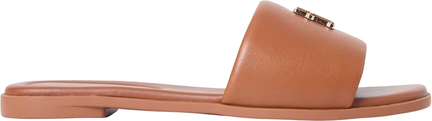 Thumbnail 5 de Tommy Hilfiger TH Logo Hardware Leather Mule – Sandali piatti da donna