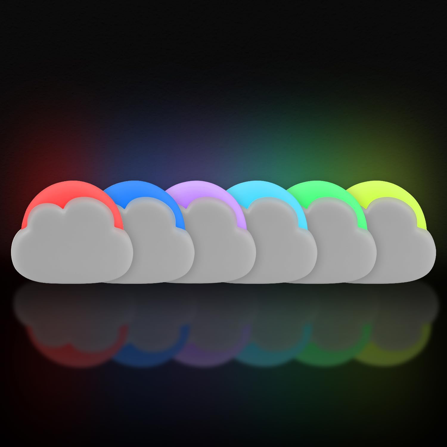 Detalle de Annmore Baby Night Light Cloud: Colour Changing, Rechargeable and Dimmable