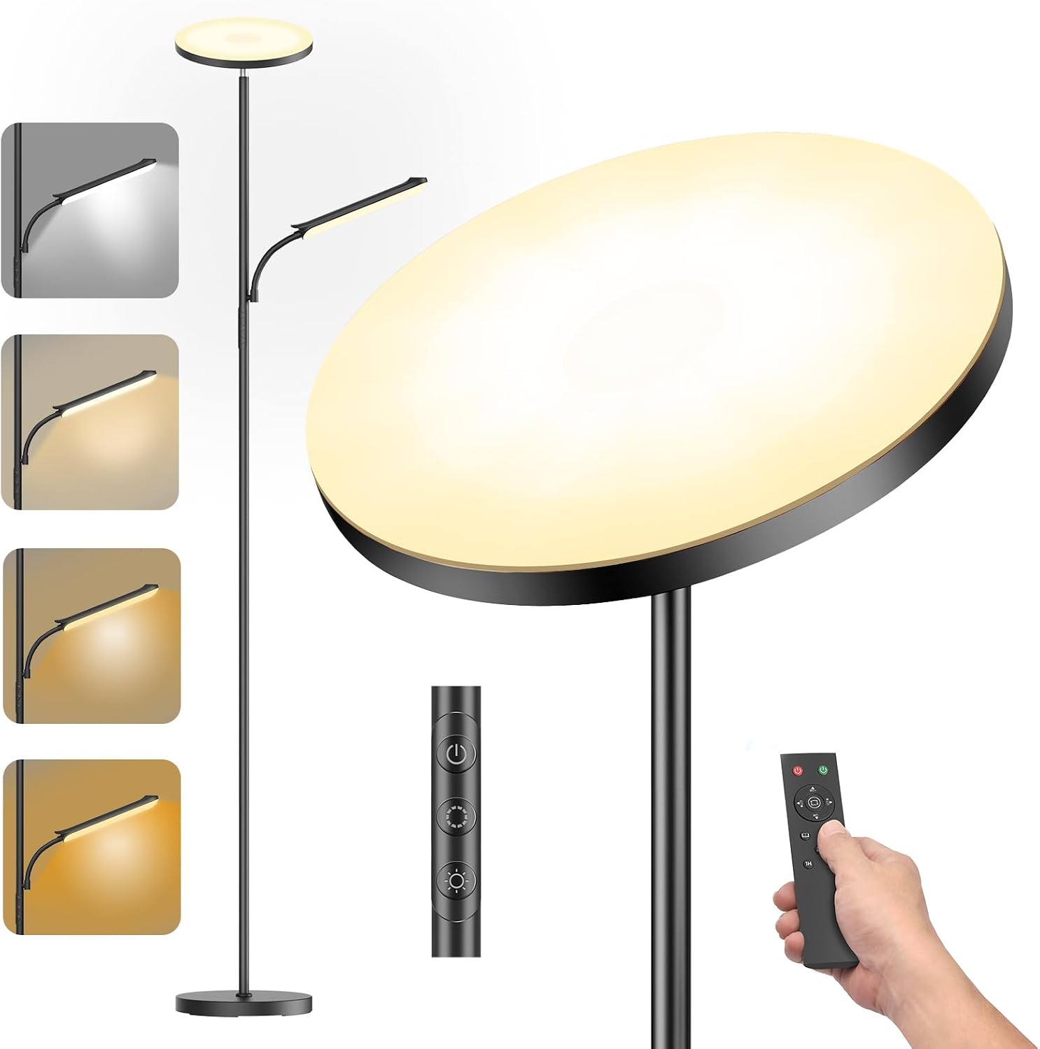 Detalle de Stehlampe 42W Dimmbar Wohnzimmer