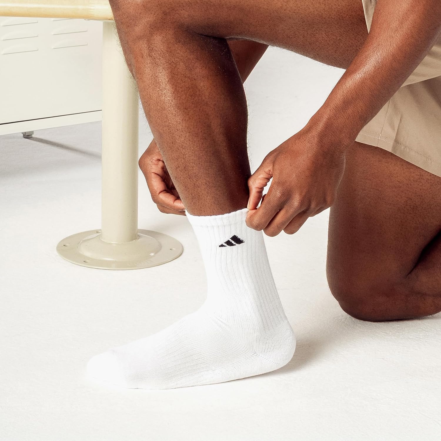 Thumbnail 2 de adidas Men's Athletic Cushioned Crew Socks (6 Pairs) — Durable & Comfortable