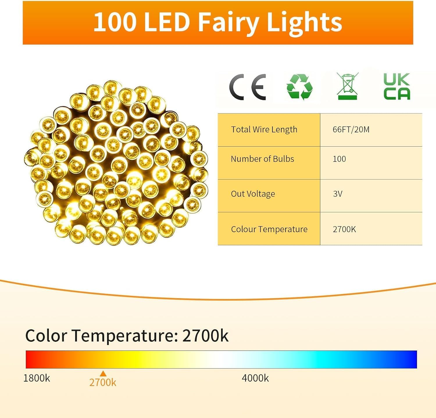 Thumbnail 5 de Gresonic 600er LED Lichterkette 60 m