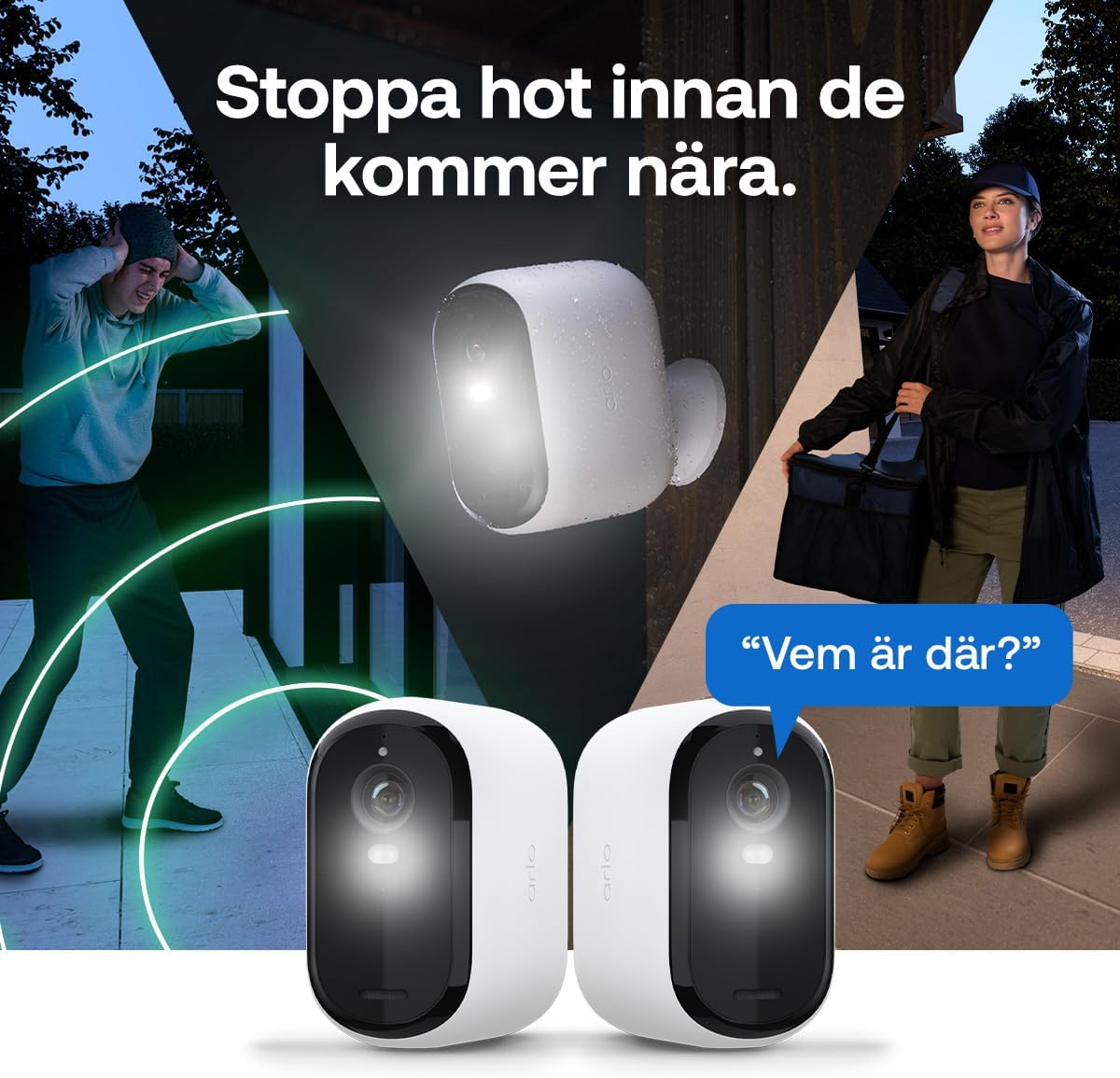 Detalle 1 de Arlo 06-UW49-7LWF Essential 3 Outdoor 2K – utomhuskamera med färgnattseende