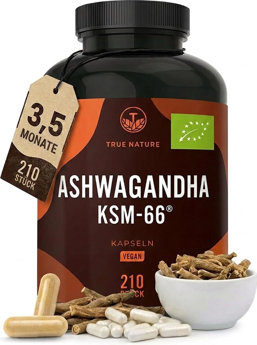 Detalle de TRUE NATURE Bio Ashwagandha KSM-66 600 mg