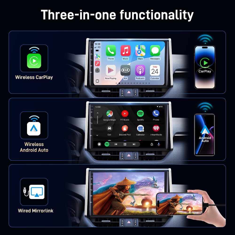Detalle de CarlinKit Wireless CarPlay & Android Auto Adapter for Android Head Units