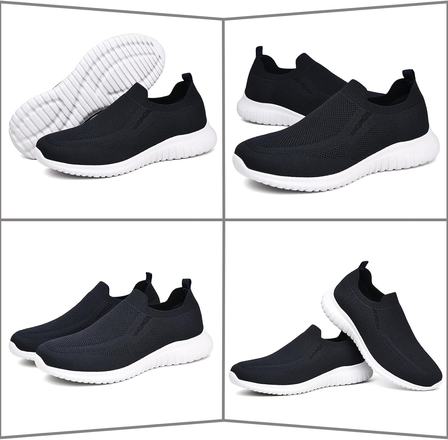 Thumbnail 5 de TIOSEBON Mens Slip on Trainers: Lightweight Casual Tennis Shoes for Everyday Comfort