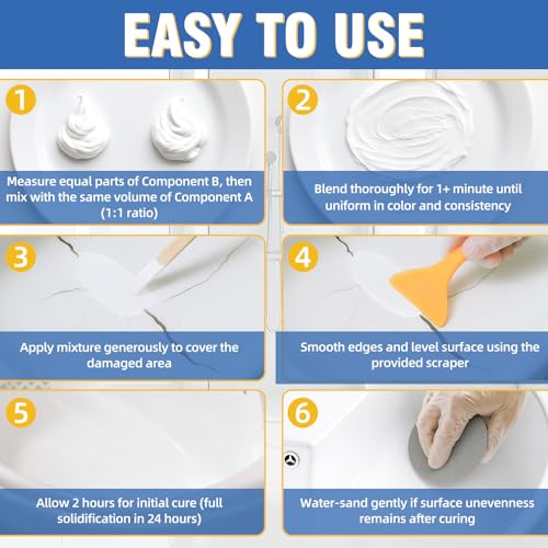 Thumbnail 3 de Eveellyn Kit Reparación Bañera 1 pack 🛠