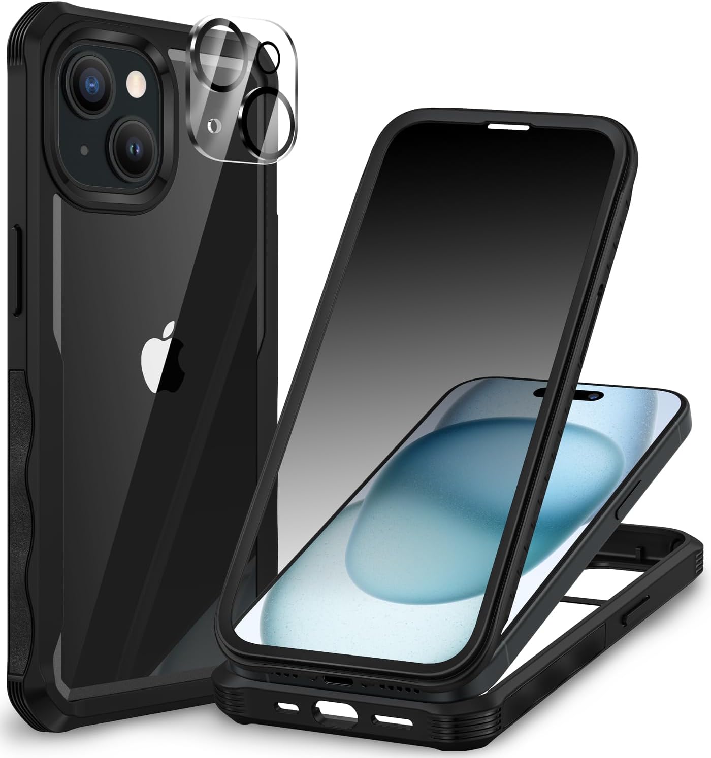 Detalle de CENHUFO Sichtschutz Hülle für iPhone 15