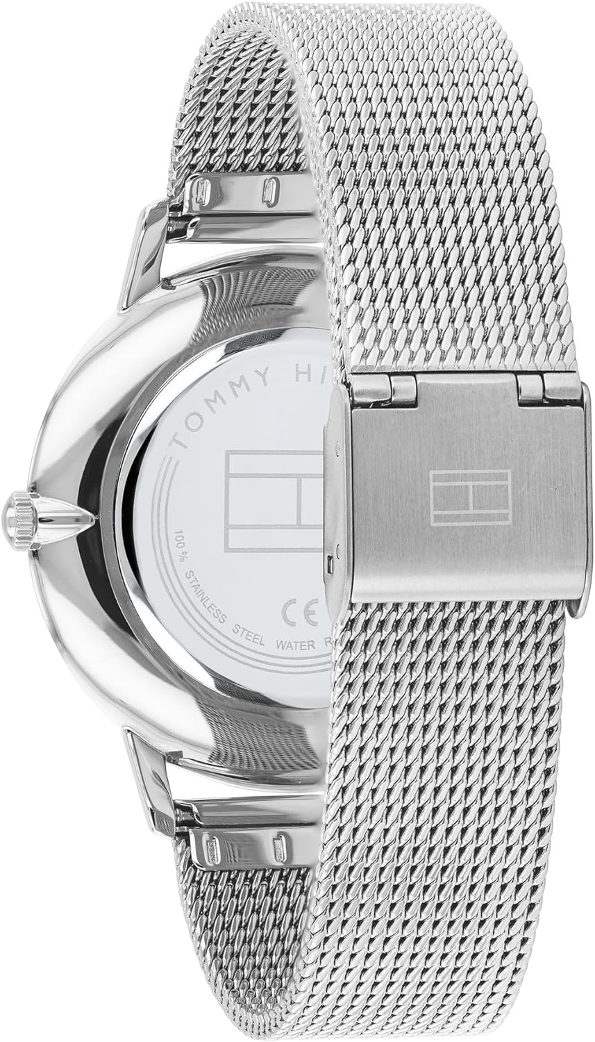 Thumbnail 2 de Tommy Hilfiger Analog Quarzuhr für Damen mit Edelstahl-Mesh- oder Lederarmband
