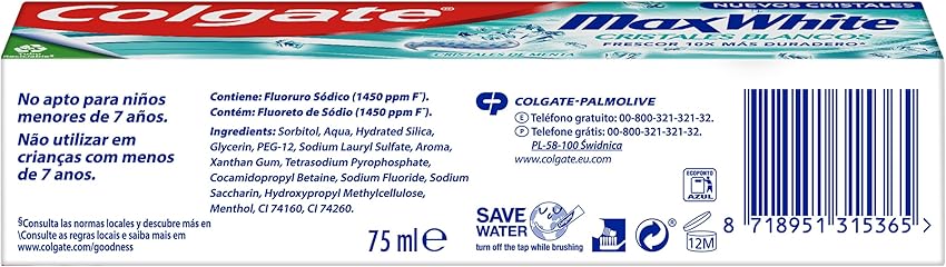 Thumbnail 2 de Colgate Max White Blanqueador Pack 12 🌟 Pasta de Dientes