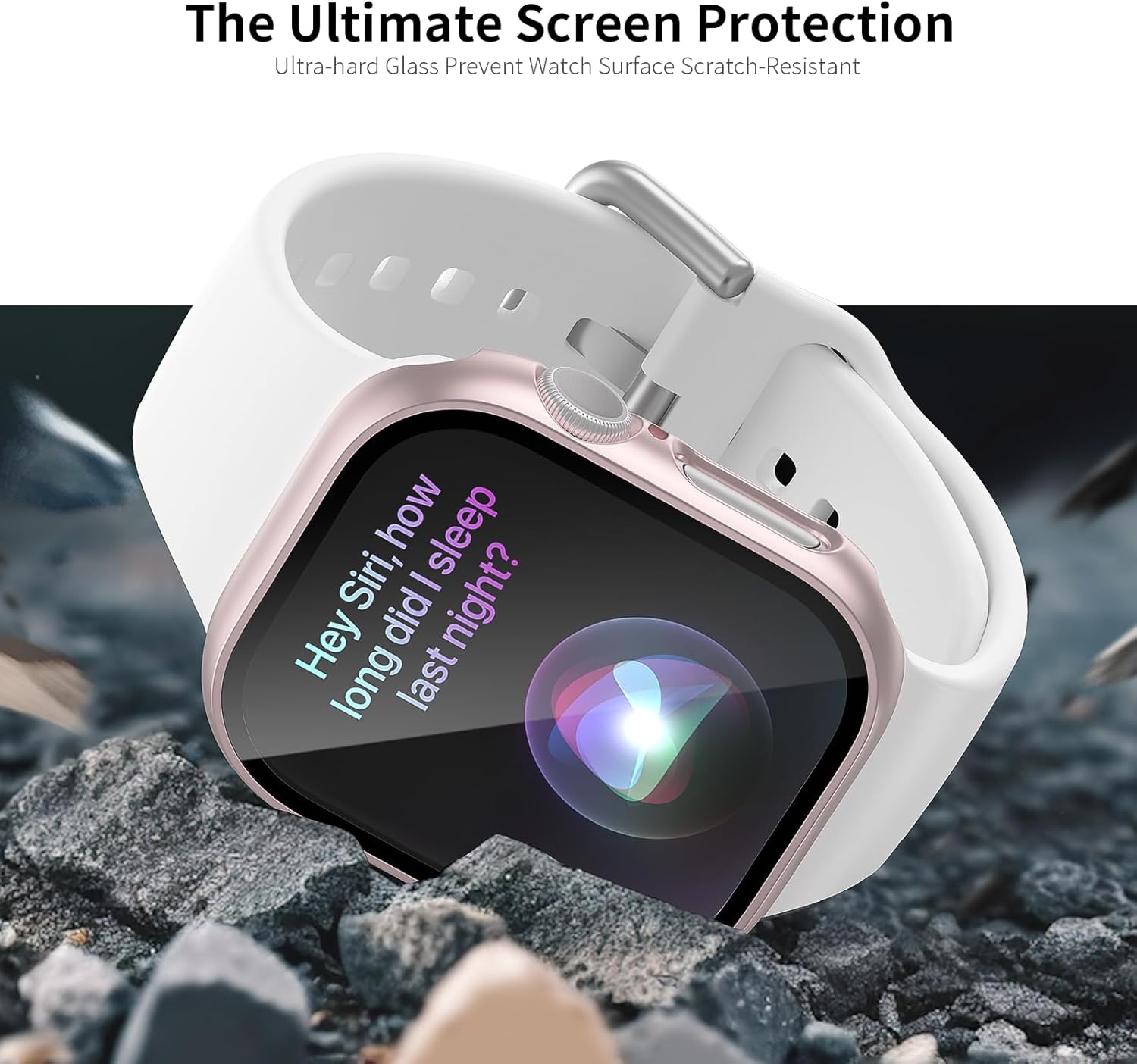 Detalle de JERXUN Apple Watch case 46mm, 6-pack