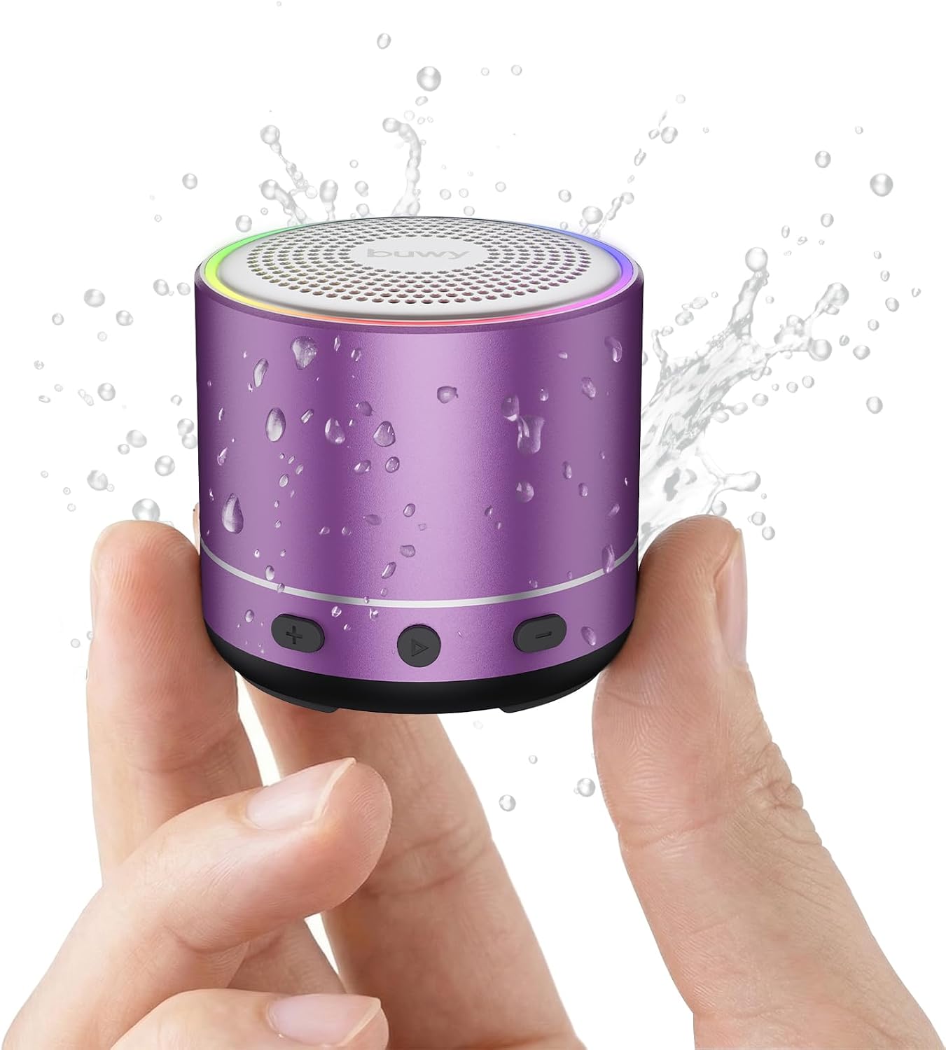 Detalle de buwy Mini Bluetooth Lautsprecher – kompakter Allrounder mit IPX7 und True Wireless Stereo
