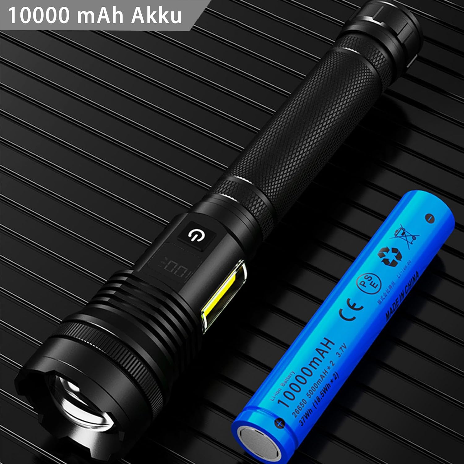 Detalle 2 de ASORT T50 Taschenlampe, 990.000 Lumen