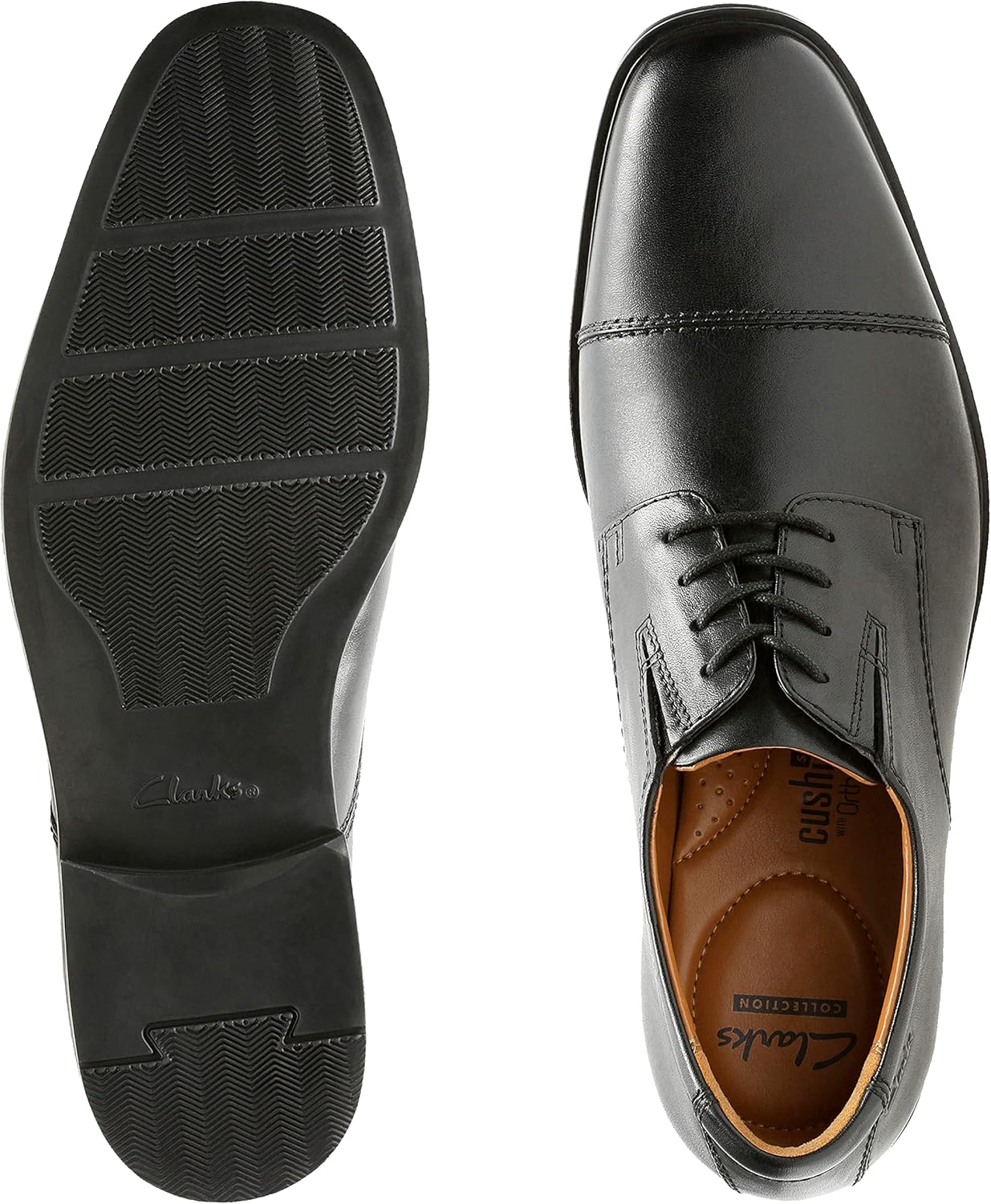 Thumbnail 3 de Clarks Tilden Cap Plat OxfordHomme : élégance légère et cuir responsable