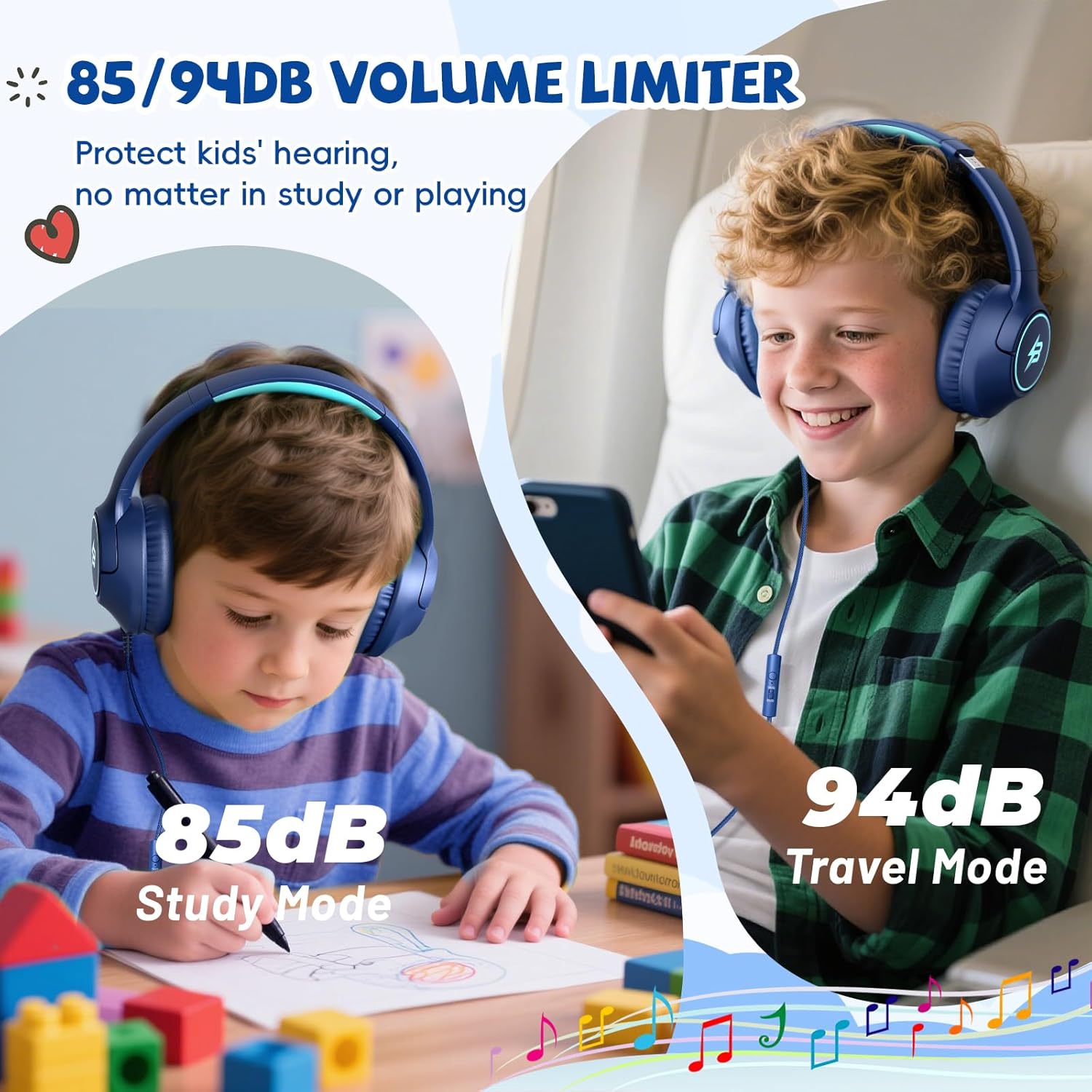 Thumbnail 2 de Kids Headphones 85dB Volume Limit