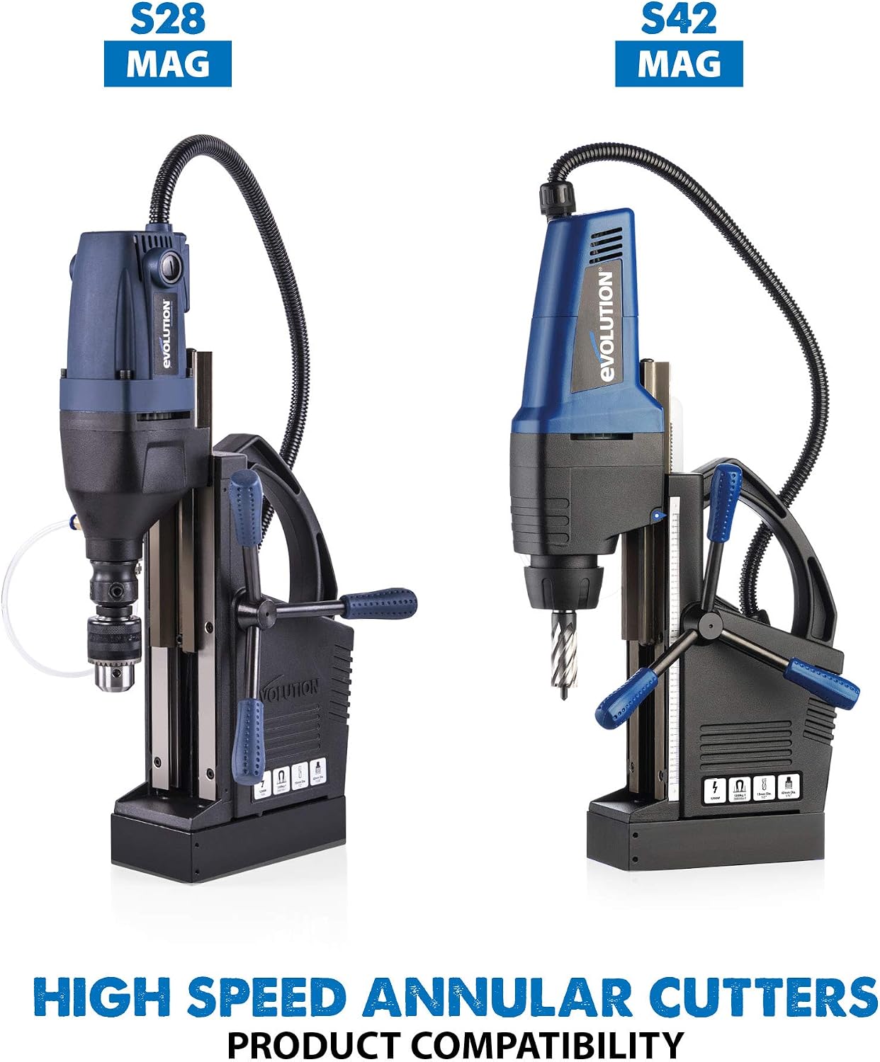 Detalle de Evolution Power Tools krótkie wiertło rurowe 40 mm, długość 25 mm, Weldon 19 mm
