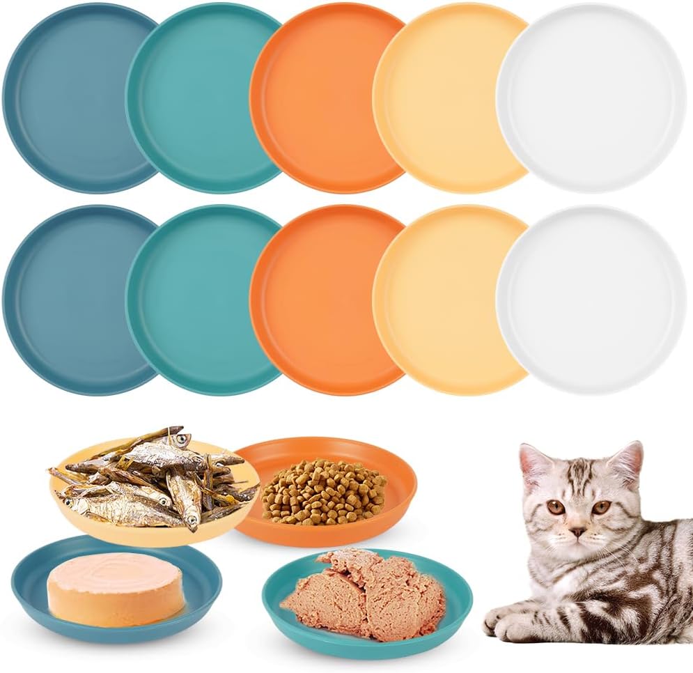 Detalle de Alaoo Comederos para Gatos 10 piezas 🐱