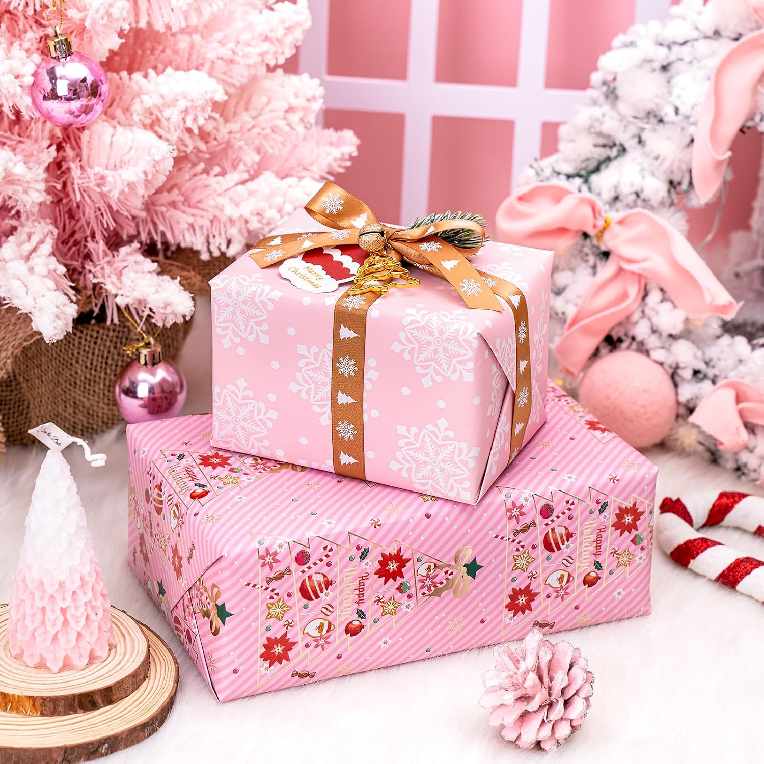 Thumbnail 3 de WRAPAHOLIC Christmas Wrapping Paper, 17-Inch Roll