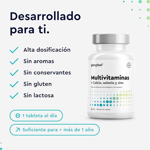 Thumbnail 4 de Gloryfeel Multivitaminas y Minerales 450 comprimidos – suministro para más de 15 meses