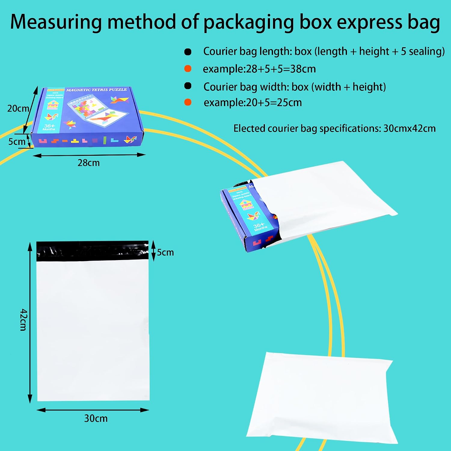 Detalle de Rshuhx Buste per Spedizioni Vinted 25×35, 30×40 e 32×45 cm – 30 pezzi, impermeabili e self-adhesive