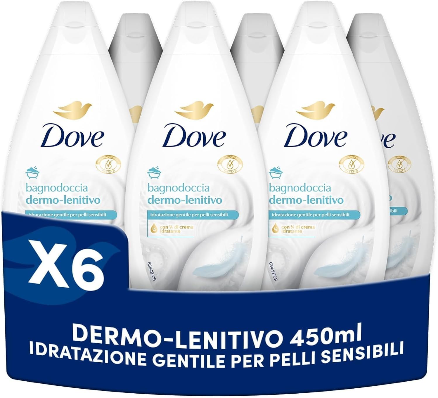Thumbnail 6 de Dove Bagnodoccia Floreale Idratante Dermo-Naturale: flore di loto e frutti rossi, confezione riciclata