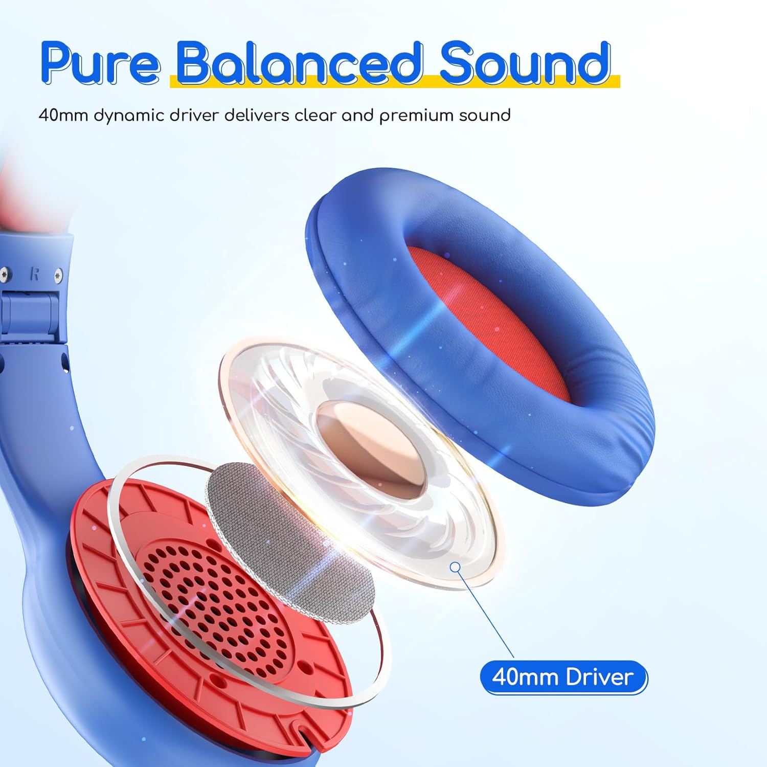 Thumbnail 5 de EarFun Kids headphones volume limit 85/94dB
