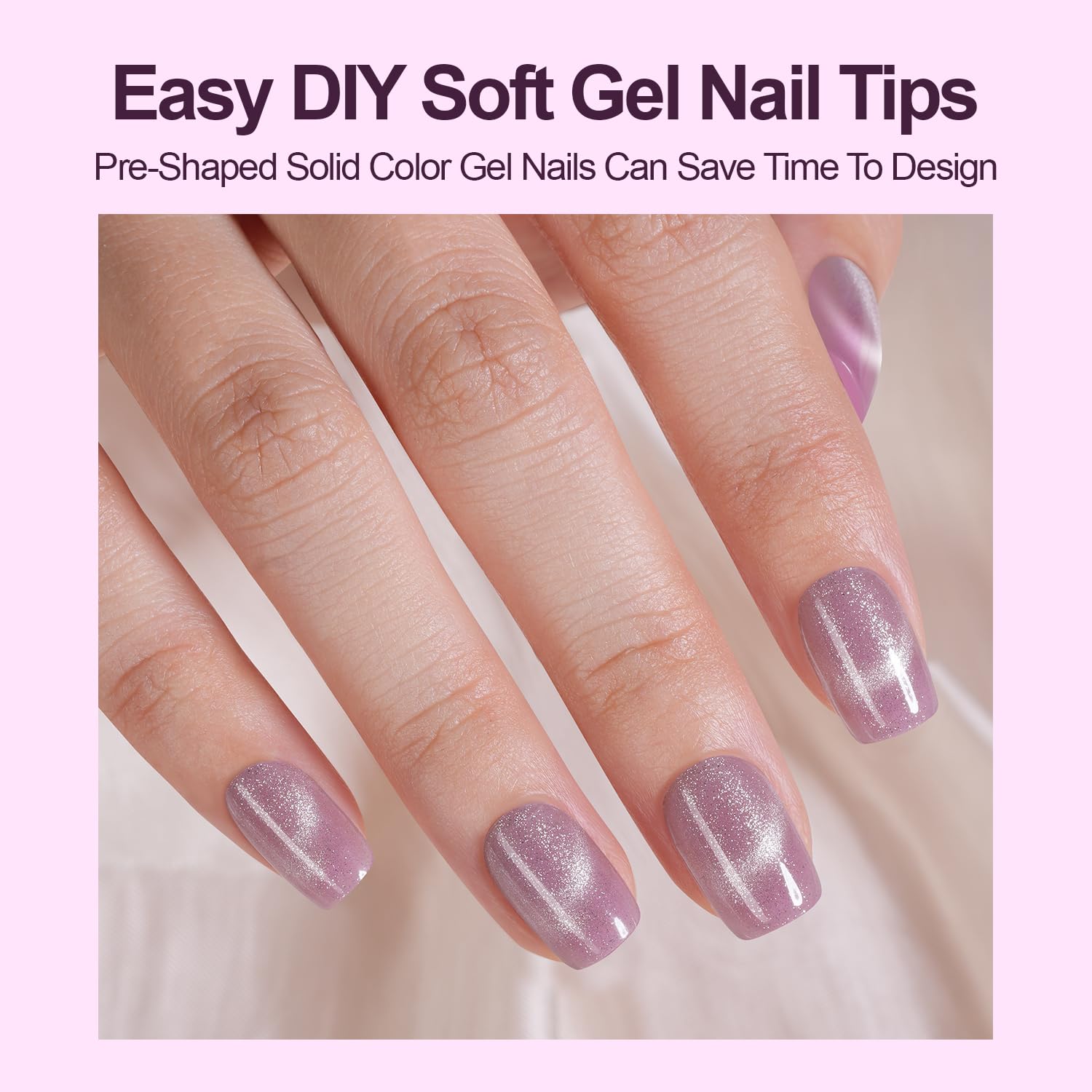 Thumbnail 2 de Plauva Cat Eye Press On Nails 150Pcs