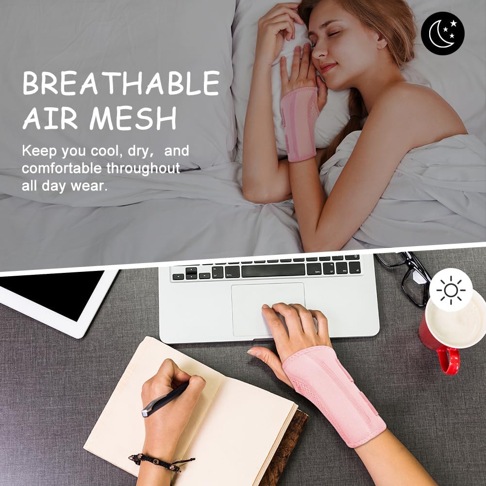 Thumbnail 6 de Fefod Attelle de Poignet Respirante avec 2 Attelles – Soutien et Confort pour Arthrite, Tendinite et Câble Carpien