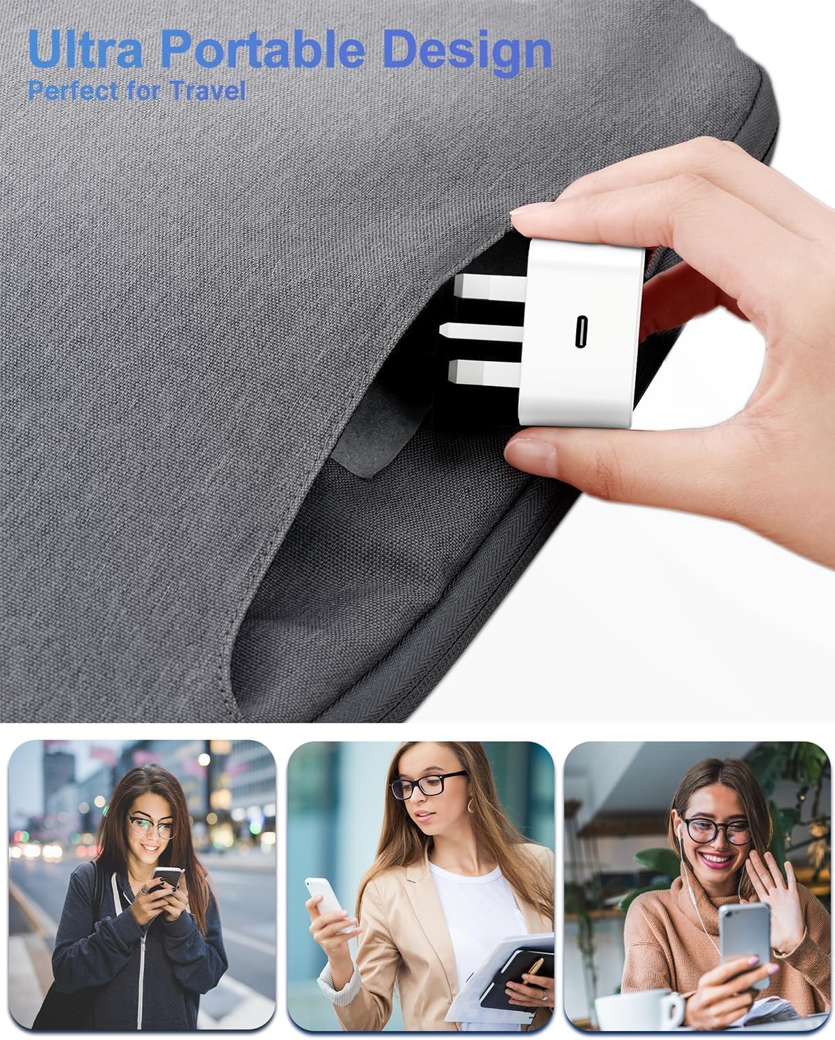 Thumbnail 5 de Saqykan 25W USB C Plug UK 2-Pack