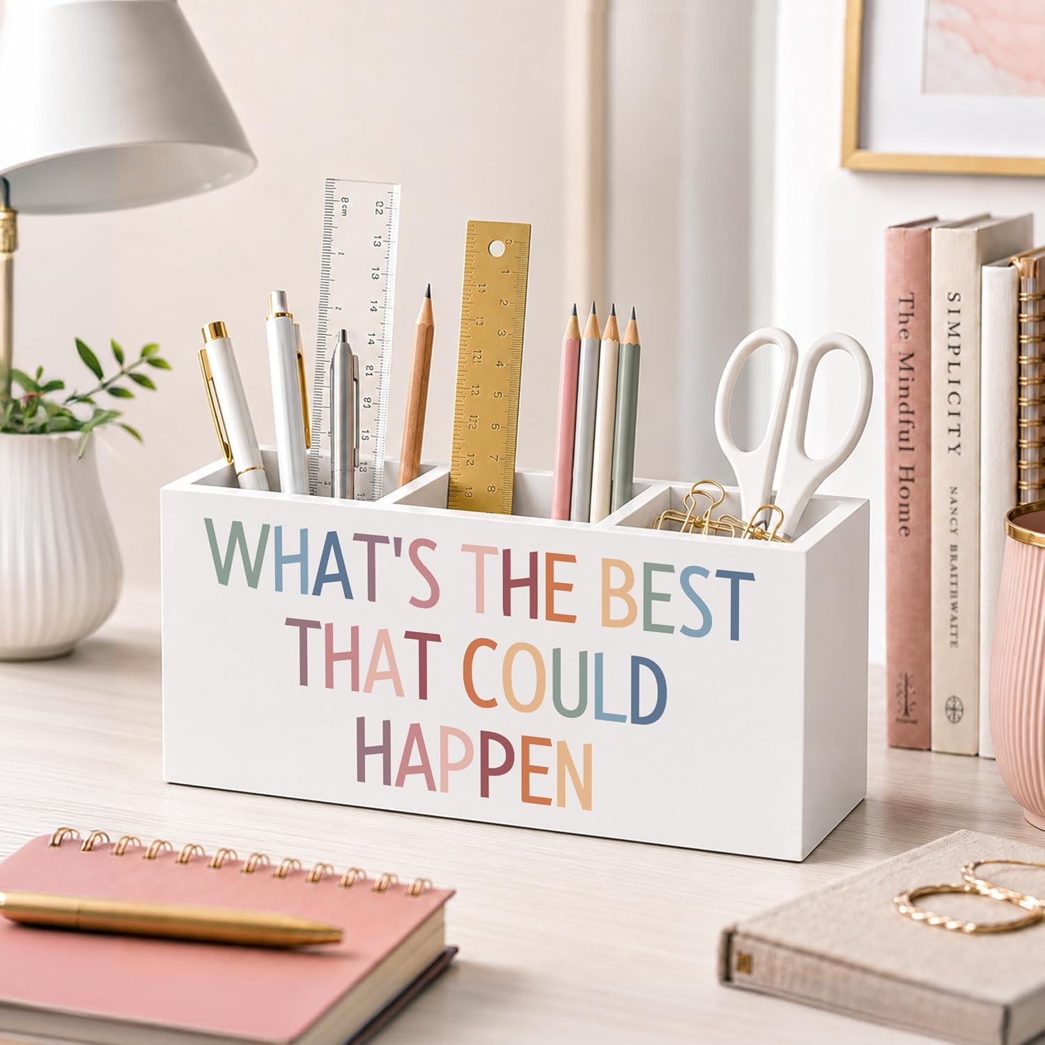 Detalle de Ecezatik Wooden Pen Holder