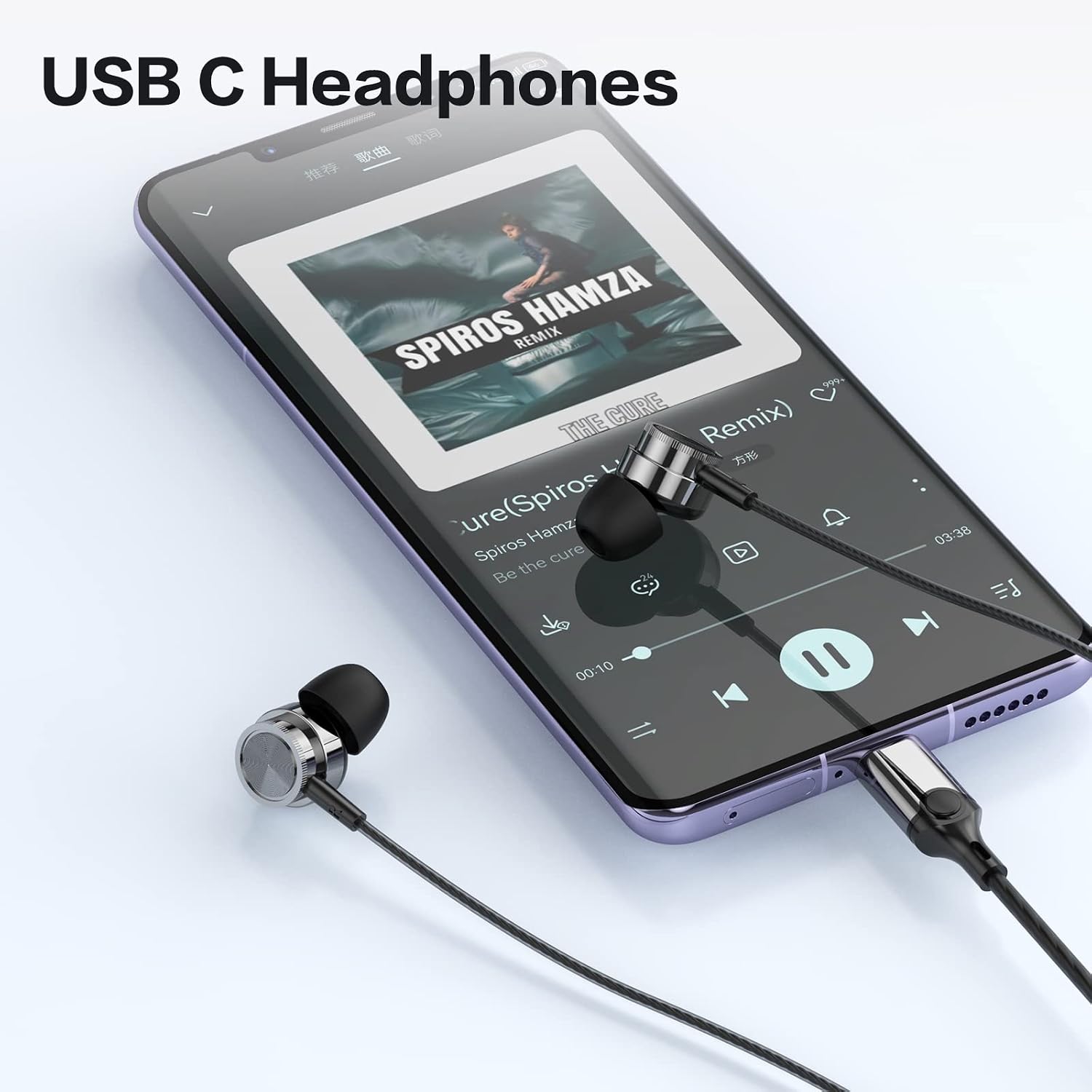 Detalle 2 de USB C Kopfhörer In-Ear mit Hi‑Fi Sound