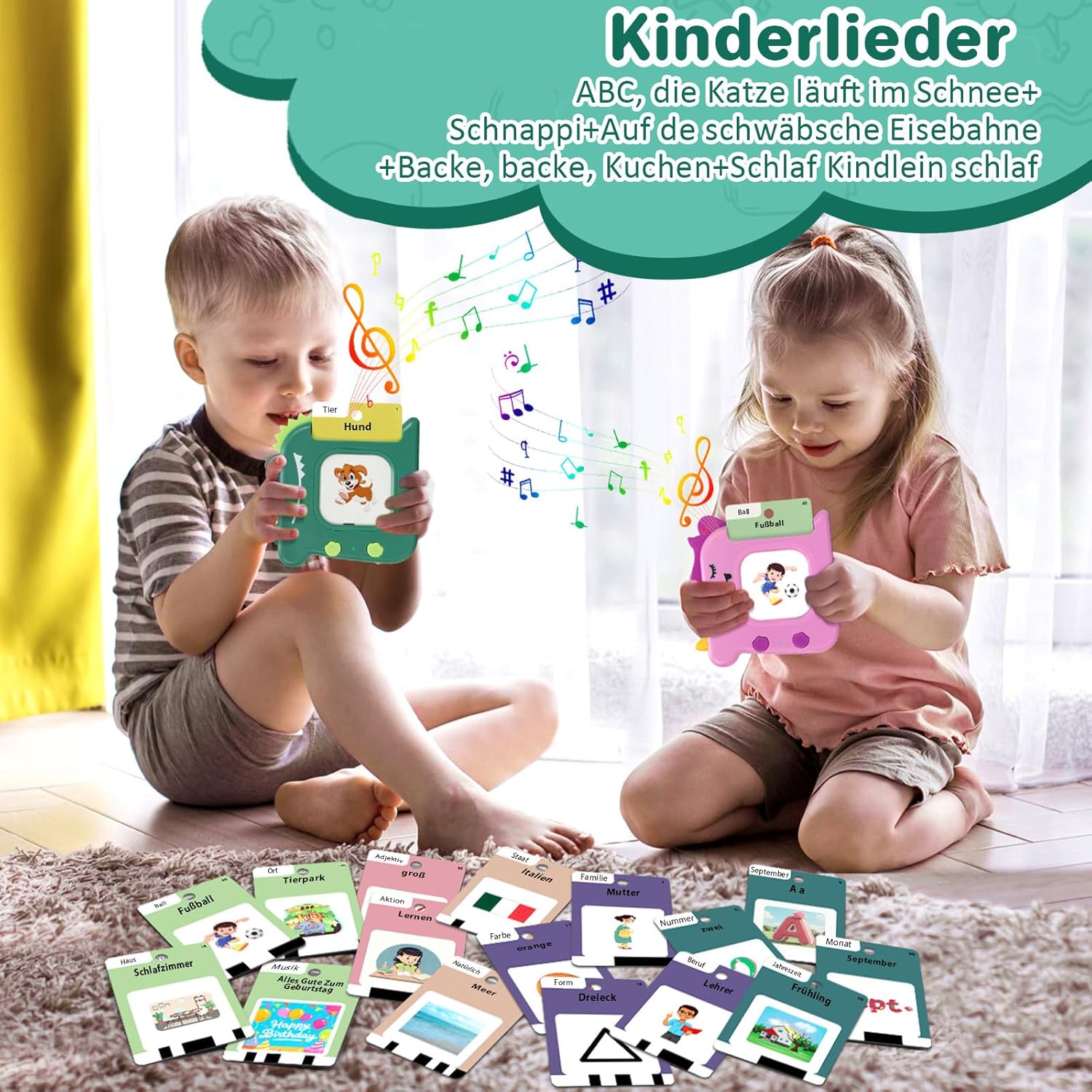 Thumbnail 6 de Lernkarten Deutsch AHJ 420 Wörter Sprechende