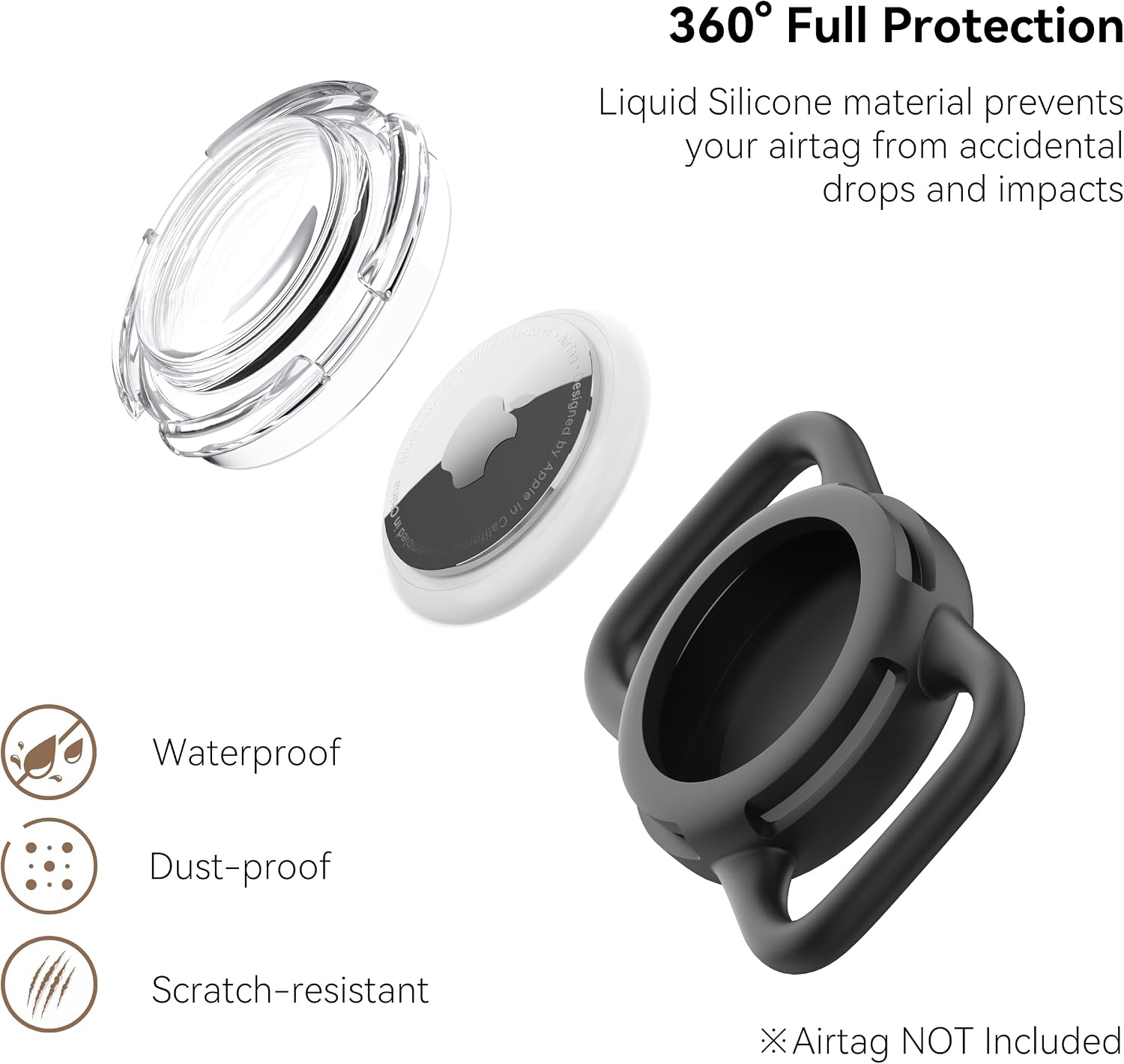 Detalle 2 de AirTag Holder for Dog Collars, Silicone