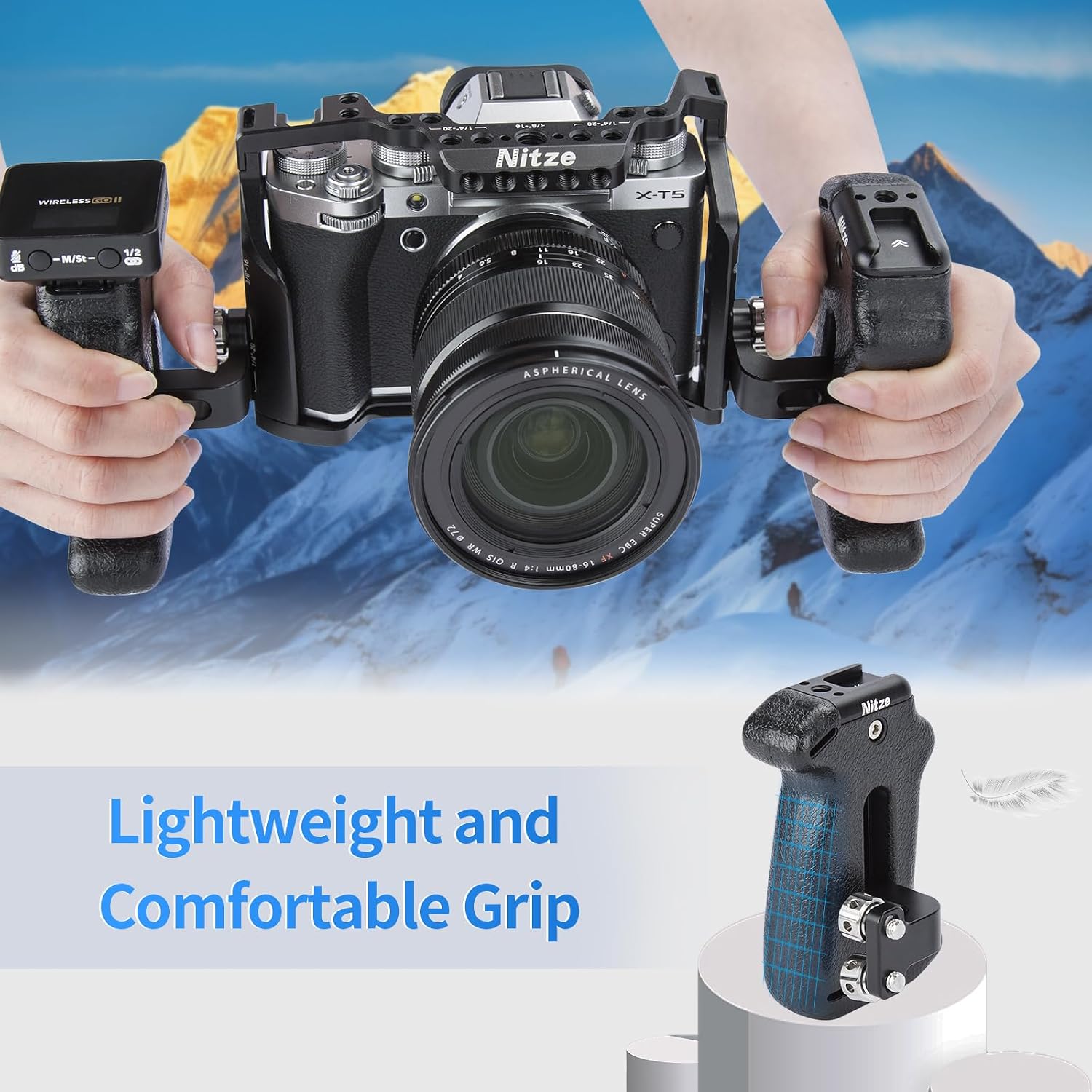 Thumbnail 5 de Nitze PA22-H2 Mini Side Handle for Camera Cages