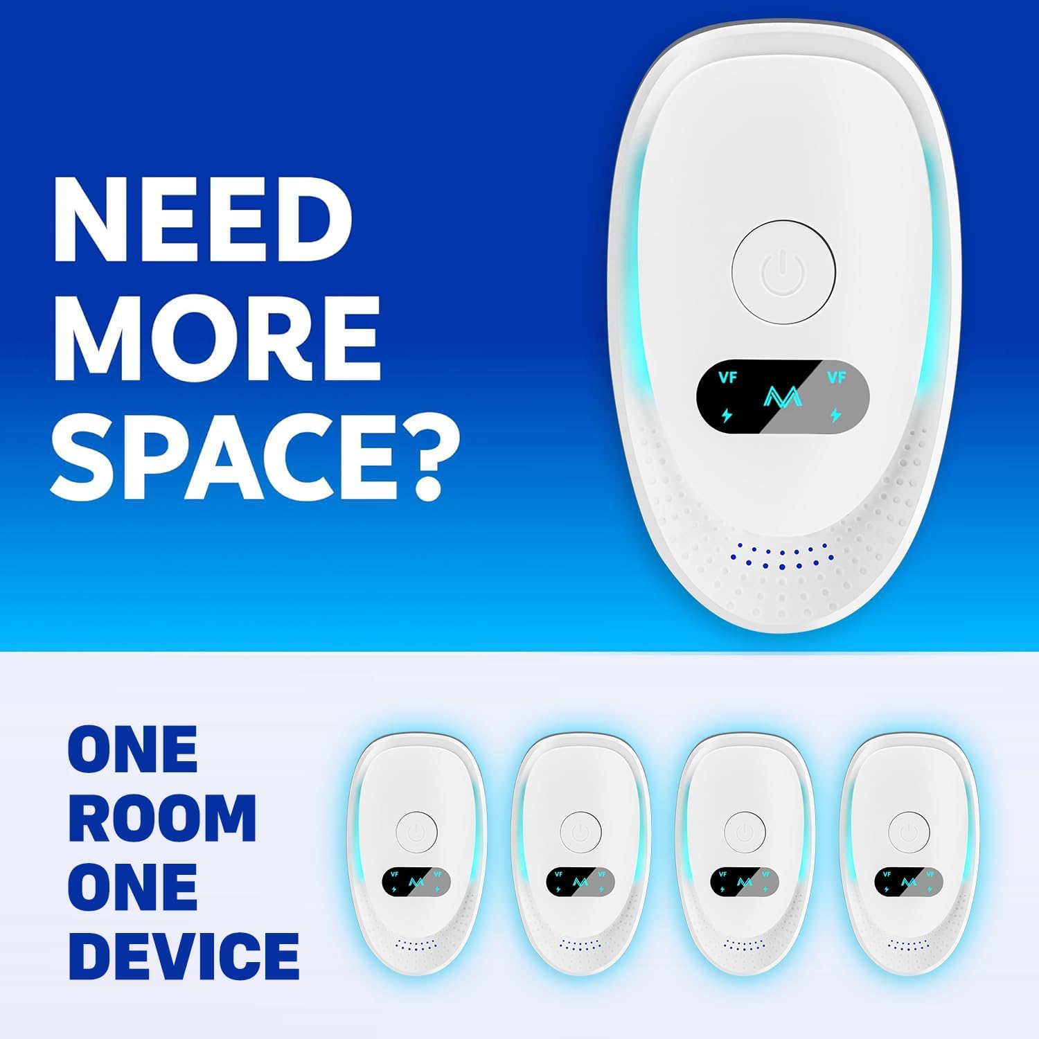 Thumbnail 6 de Padonco Ultrasonic Pest Repeller Plug In – 4 Pack for Home, Garage & Attic