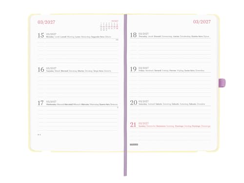 Detalle de Finocam Capri Agenda Settimanale 16 Mesi 2026-2027 | Eleganza e Organizzazione