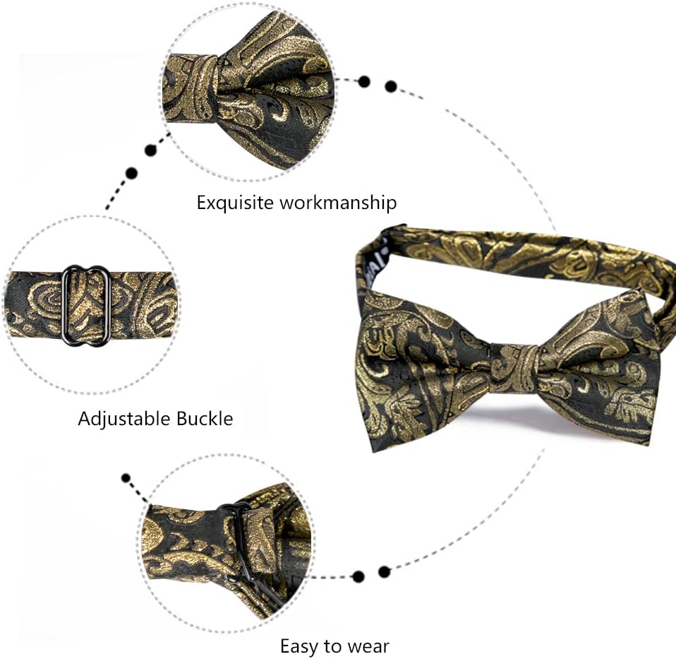 Thumbnail 2 de Alizeal Banded Bow Tie 10cm
