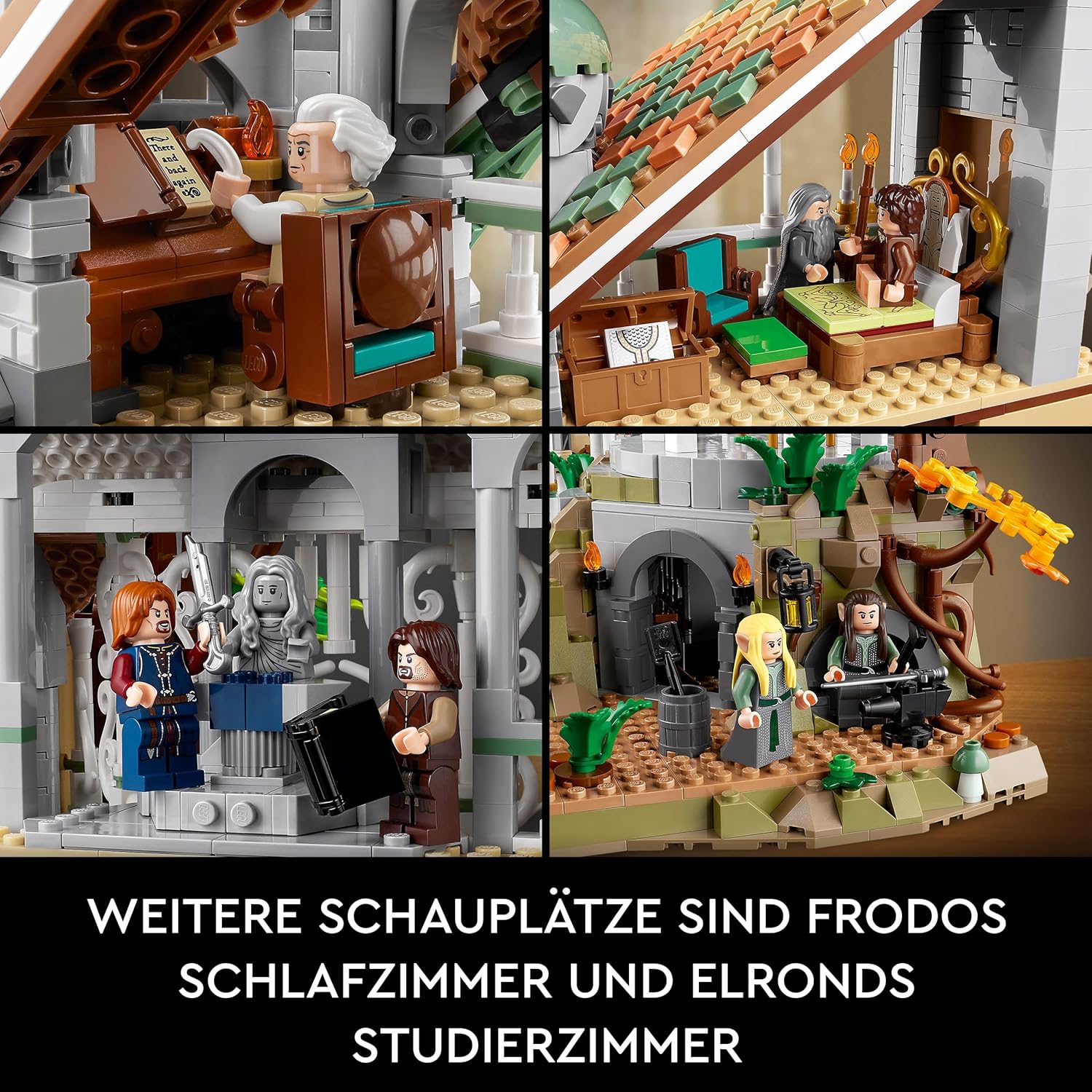 Thumbnail 5 de LEGO Icons Der Herr der Ringe: Bruchtal (10316) – Modellbau-Set für Erwachsene mit 15 Minifiguren