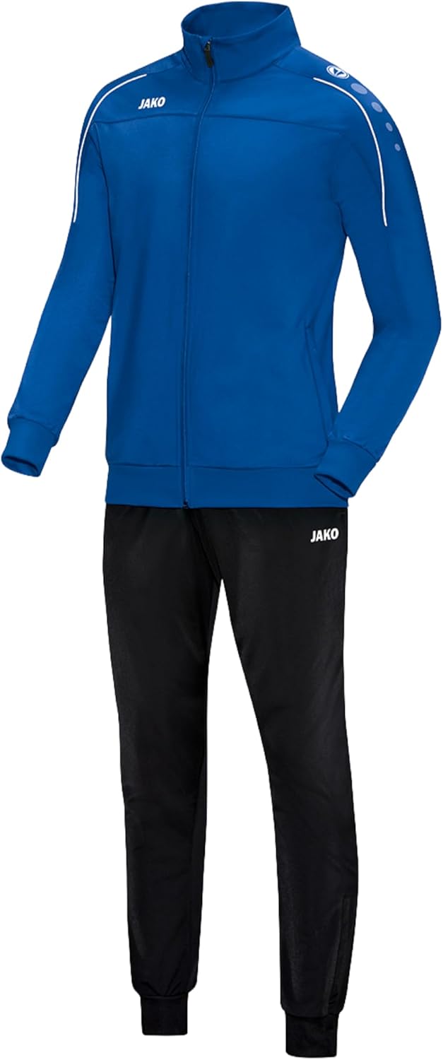 Detalle de JAKO Polyester Classico Trainingsanzug – Moderner, strapazierfähiger Sportanzug aus 100% Polyester