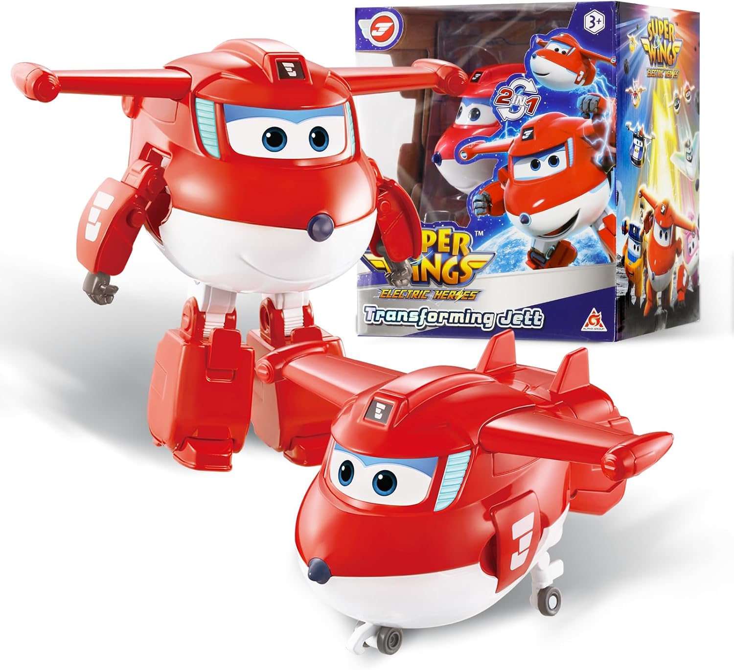 Thumbnail 6 de Super Wing Sally – 2-in-1 Transformationsspielzeug, Flugzeug-Roboter, 12,7 cm