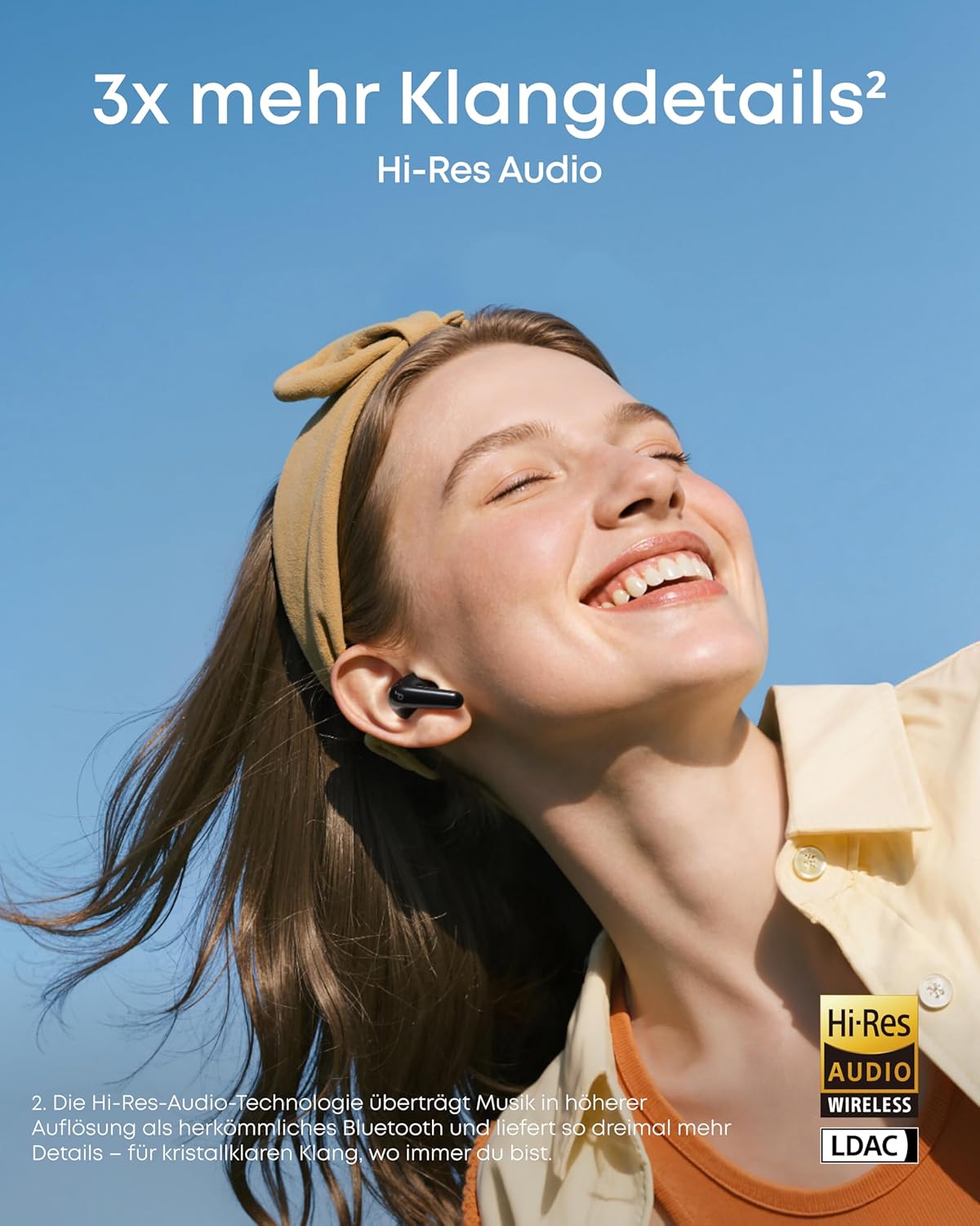 Detalle de Anker soundcore P31i Kopfhörer mit ANC, 50 Std.