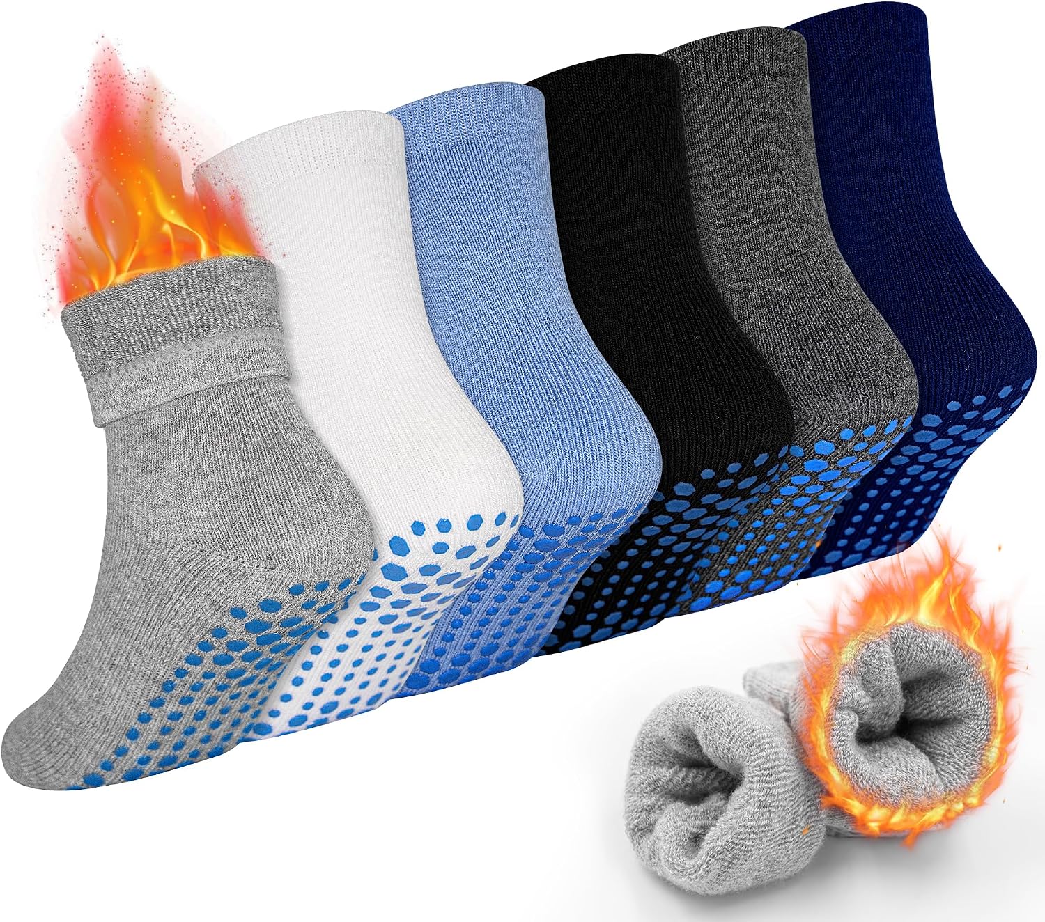 Detalle de GRPSKCOS Toddler Thick Grip Socks