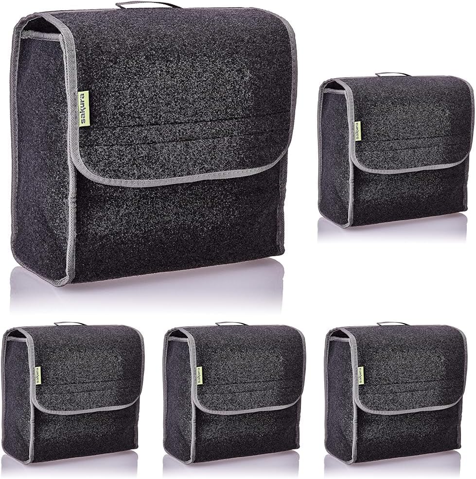 Thumbnail 5 de Sakura Small Flip-Top Boot Organiser SS5232 – Dark Grey Carpet