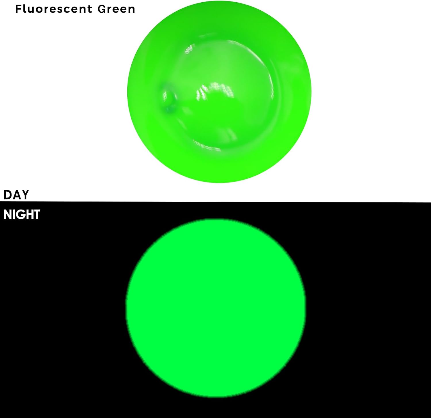 Detalle de Artecho Acrylfarbe Neon Leuchtgrün 500 ml – wasserfest, lichtbeständig und schnelltrocknend