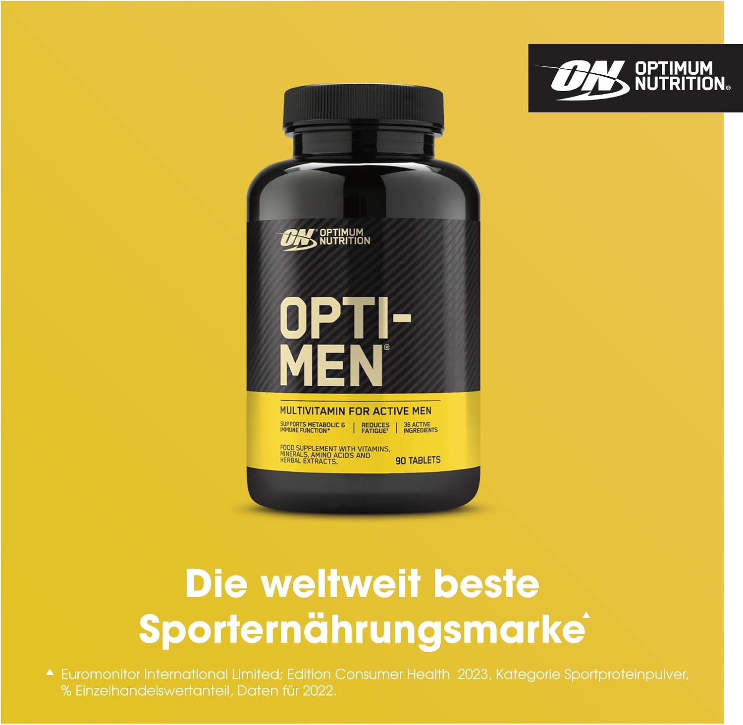 Detalle 2 de Optimum Nutrition Opti-Men Multivitamin 90 Tabletten