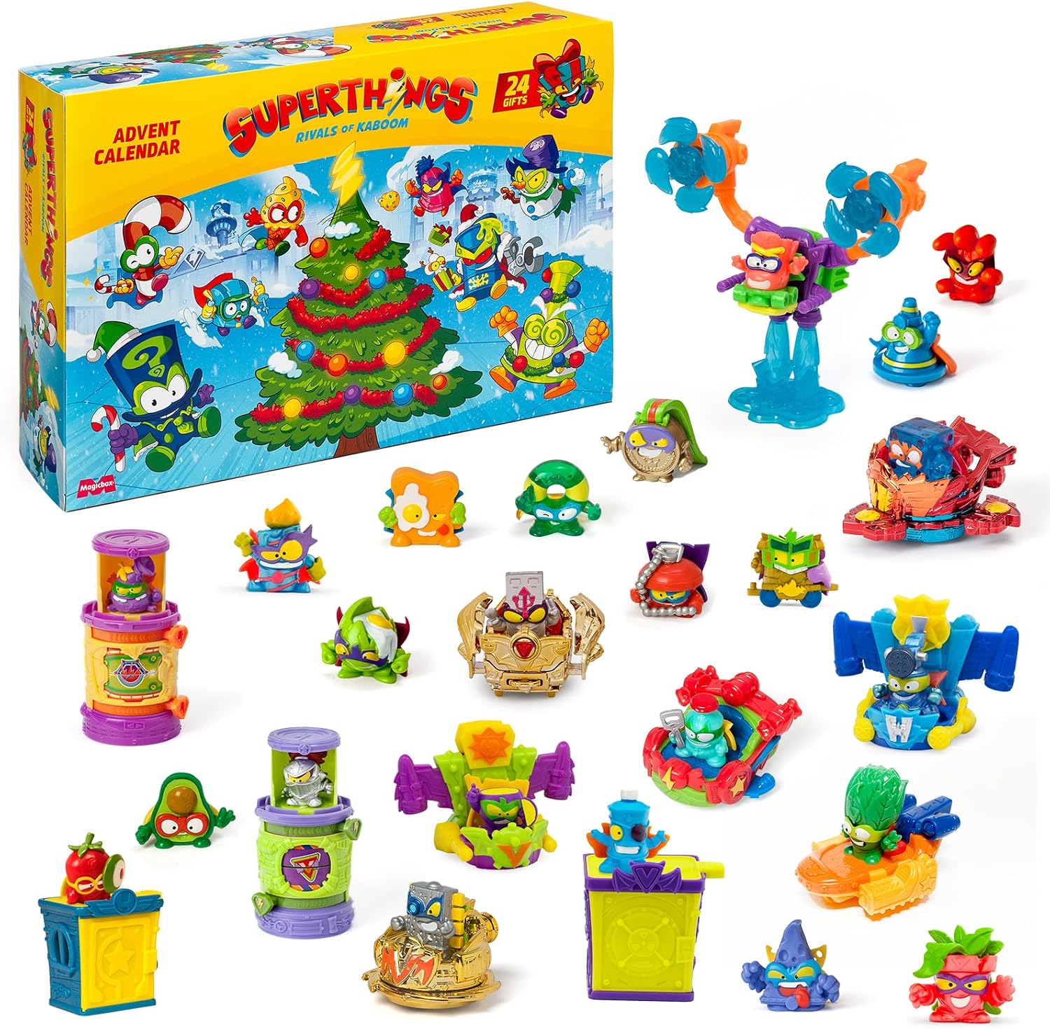 Detalle 1 de SUPERTHINGS RIVALS OF KABOOM 8431618046272 adventskalender met speelfiguren