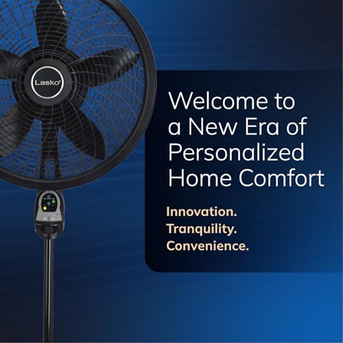 Thumbnail 6 de Lasko Cyclone Oscillating Pedestal Fan 1843 - Adjustable to 54" in Black